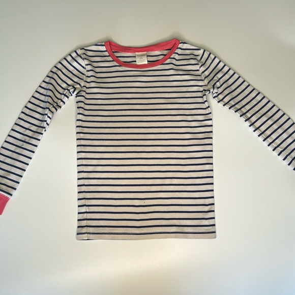Mini Boden Girls Striped Top Size 7 years Pullover Round Neck - Picture 1 of 7